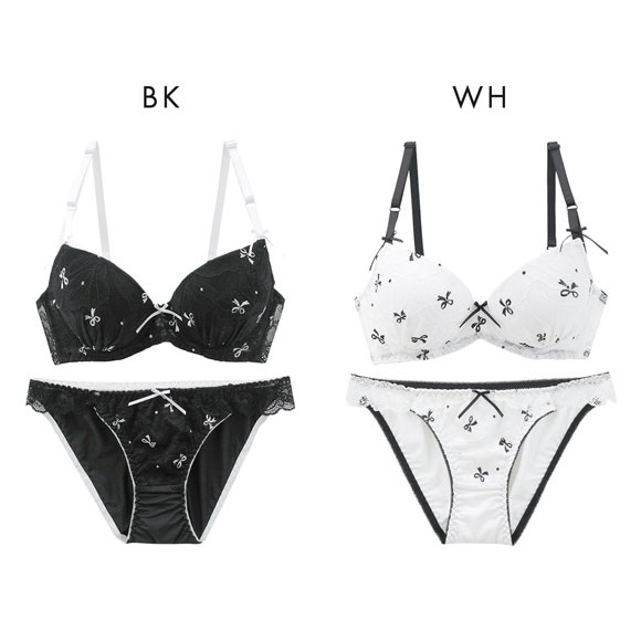 サンエイ 脇高 レーシィプチリボン ブラセット ABCD 脇肉 はみ肉