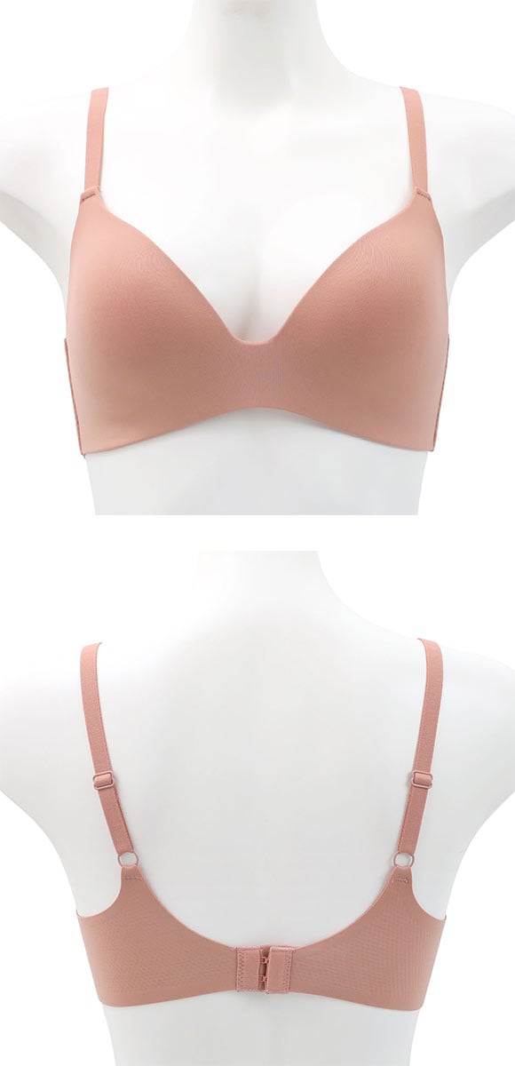 サンエイ しなやかFit 新感覚ワイヤレスブラ ノンワイヤーブラジャー S M L LL 単品 SANEI 樹脂ワイヤー フィット 脇肉