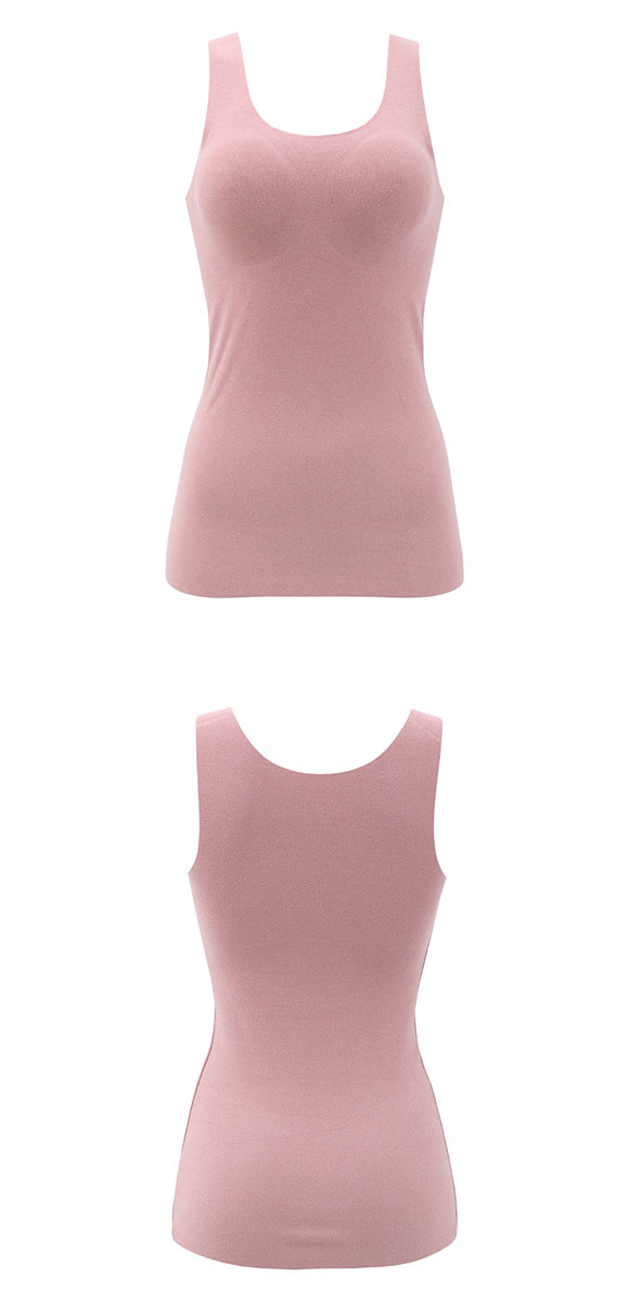 サンエイ もこもこFit 24時間 温活ブラキャミ ブラトップ カップ付きタンクトップ M L LL あったか 裏起毛 両面起毛 ワイヤレスブラ