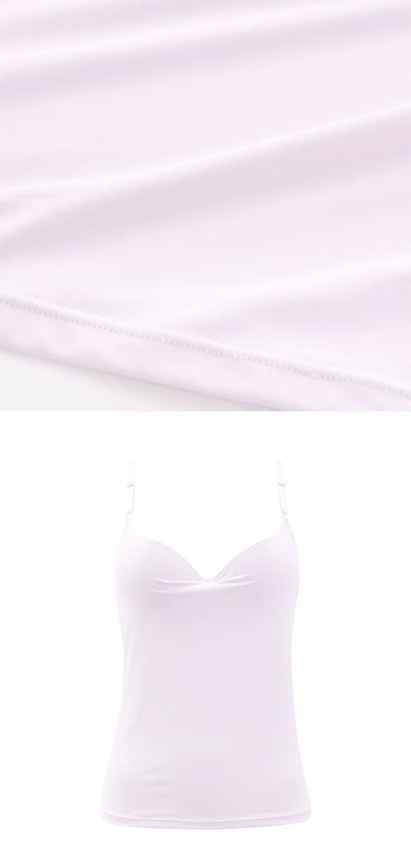 サンエイ 秒で盛れる ブラインナー ワイヤー入りブラキャミ S-LL 接触冷感 サラサラ なめらか ブラトップ インナー