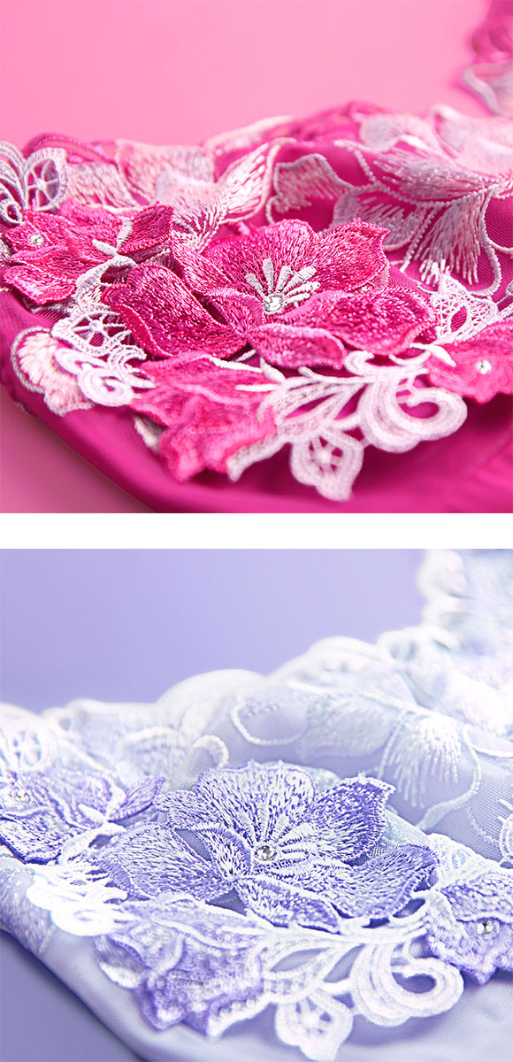 HIMICO 気品高く香る Magnolia Profumo スリップ ロングキャミソール ML 007series ランジェリー