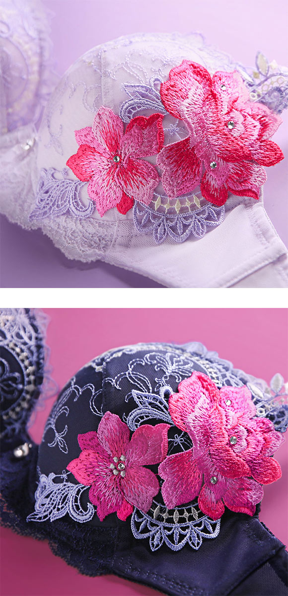 HIMICO 端麗で愛らしい Rosa Raffinato ブラジャー BCDEF 009series 単品
