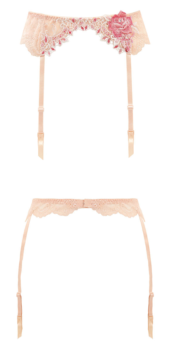 HIMICO 優美で絢爛に魅せる Ammirare Rosa ガーターベルト ML 010series ランジェリー