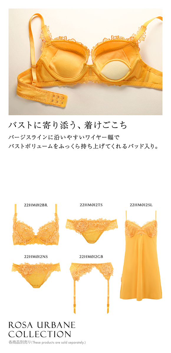 HIMICO 洗練されたモダンな雰囲気 Rosa Urbane ブラジャー BCDEF