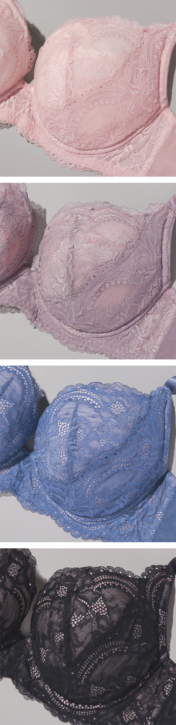 ブラジャー 大きいサイズ アンダー85 グラマー GHI 65-85 単品