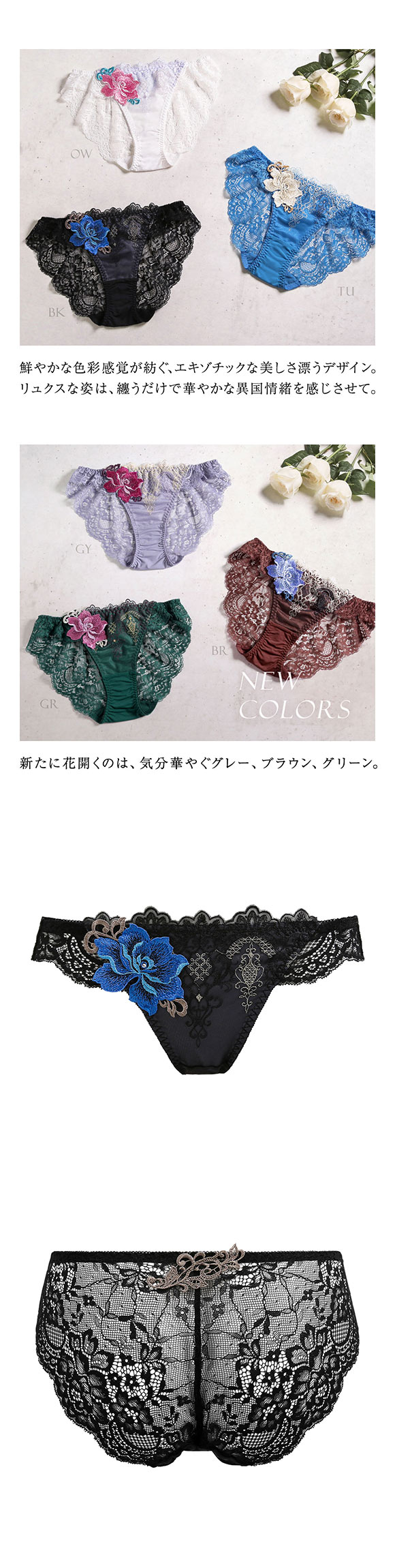 ヒミコ 016シリーズ ショーツ スタンダード M L バックレース ランジェリー HIMICO