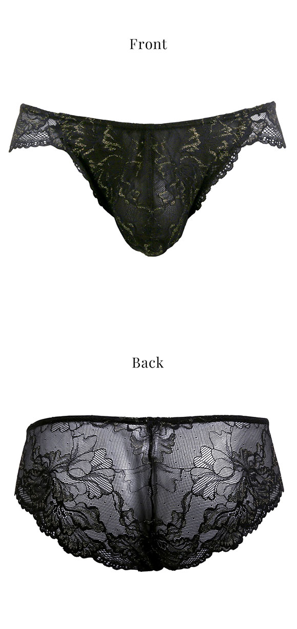 エクスタ マリアージュ フルバック パンツ レース ビキニ ブリーフ メンズ M L 総レース eXsta mariage