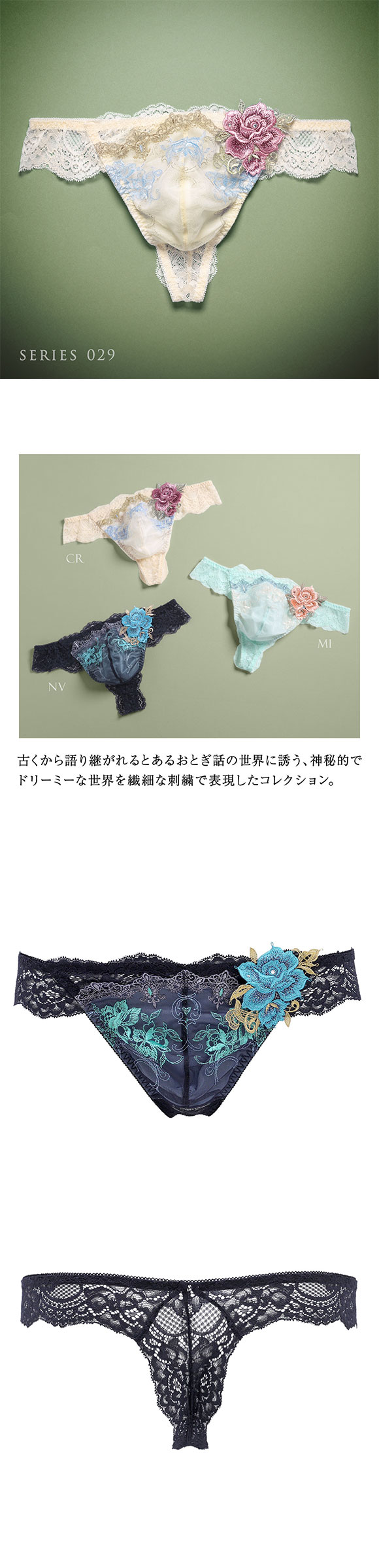 ヒミコ 029シリーズ Tバック パンツ バックレース タンガ メンズ M L HIMICO