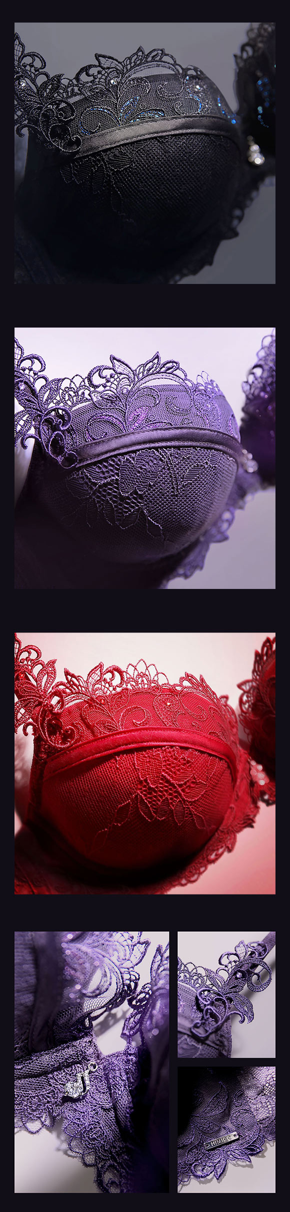 HIMICO estasiare VIOLA ブラジャー ランジェリー BCDEF 001series 単品