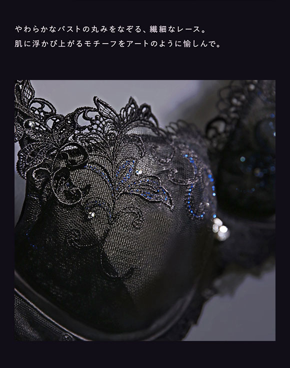 HIMICO estasiare VIOLA ノンパテッド ブラジャー シアーCUP ランジェリー BCDEF 001series 単品