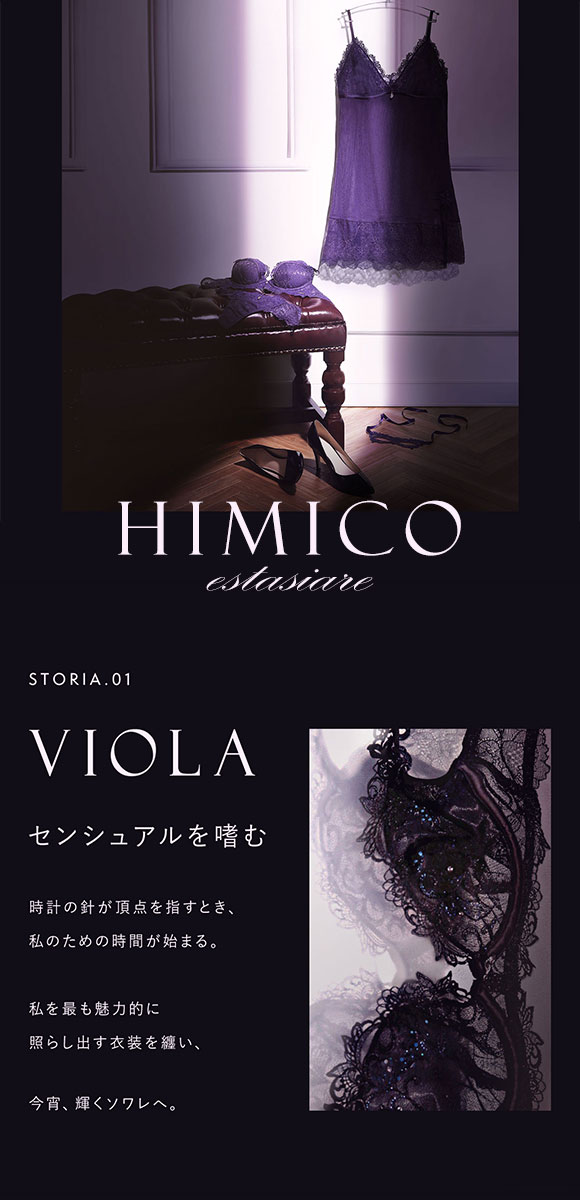 HIMICO estasiare VIOLA ショーツ スタンダード 総レース ランジェリー ML 001series 単品