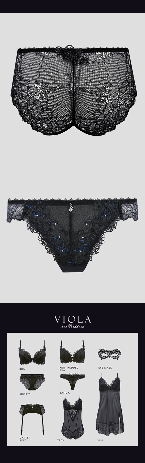 HIMICO estasiare VIOLA ショーツ スタンダード 総レース ランジェリー ML 001series 単品