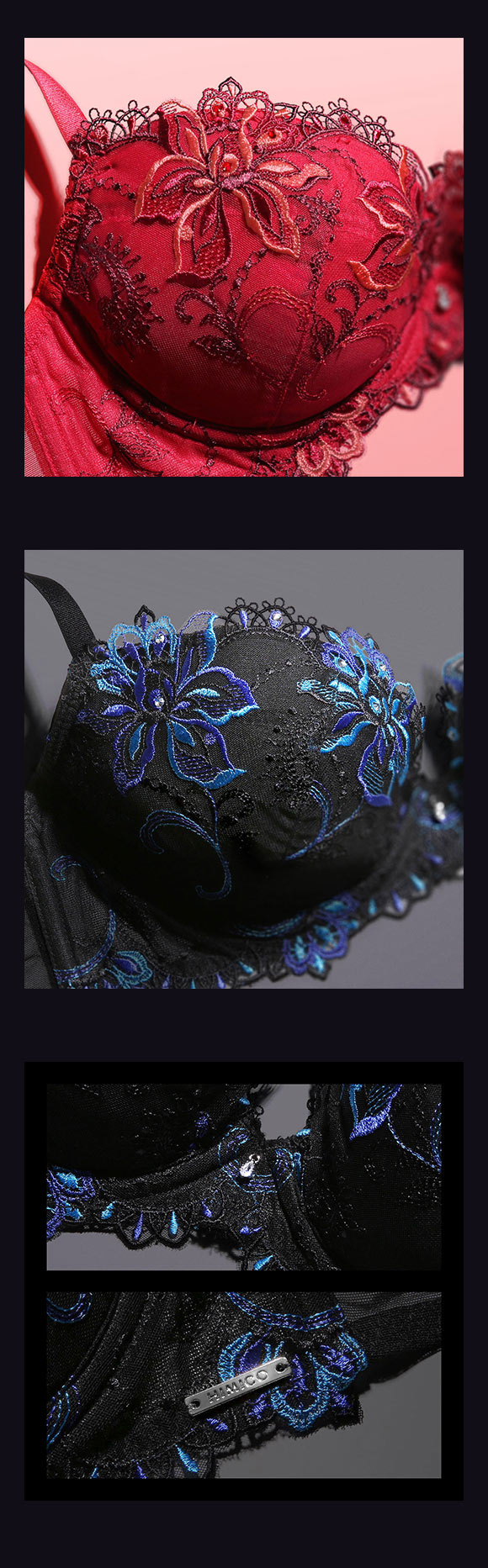 HIMICO estasiare GEMMA ブラジャー ランジェリー BCDEF 002series 単品