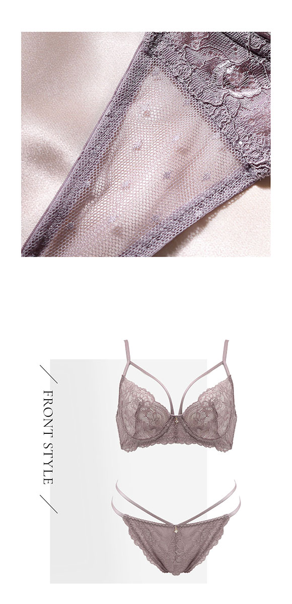 フロリナヴォーテ ブラジャー ショーツ セット eXsta Sheer Lacey Veil ノンパテッド Tバック ソング タンガ 総レース