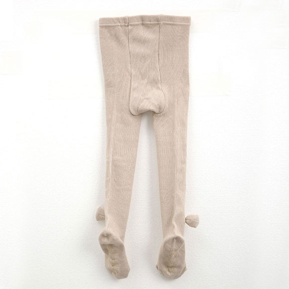 セラフ Seraph ベビー キッズ ジュニア リボン付き シンプルリブタイツ