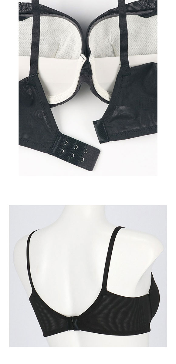 ウンナナクール une nana cool BRAGENIC ブラジェニック シンプル ぷっくり上胸と背中すっきり ノンワイヤーブラ ブラジャー 【アウターにひびきにくい】