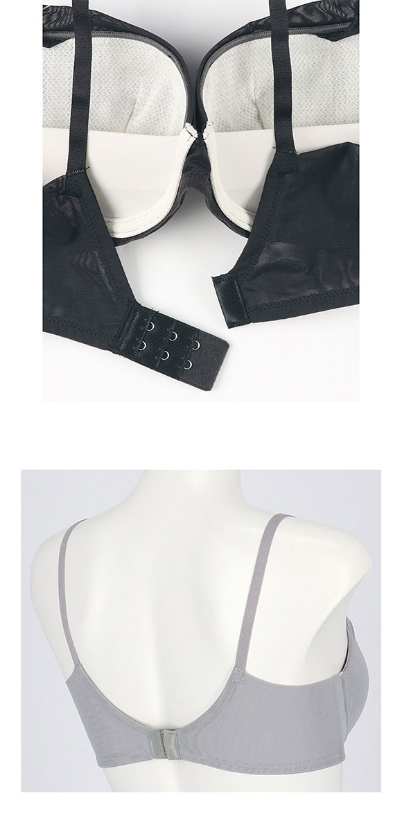 ウンナナクール ブラジェニック シンプル ぷっくり上胸と背中すっきり ノンワイヤーブラ ブラジャー une nana cool BRAGENIC