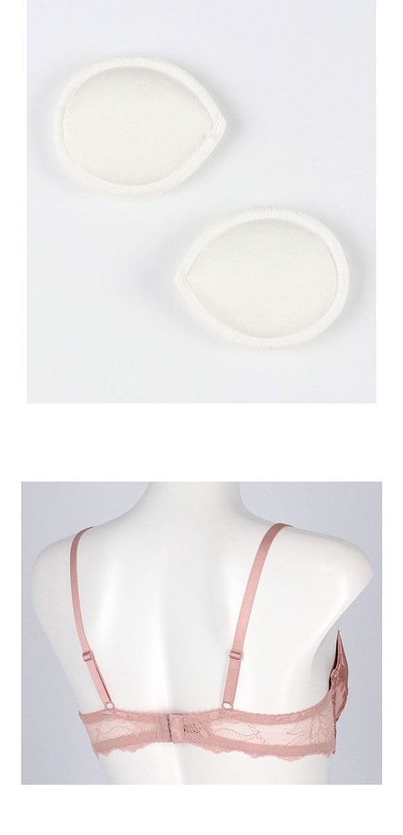 ウンナナクール 箔プリントレースがキラキラ 3/4カップブラジャー une nana cool