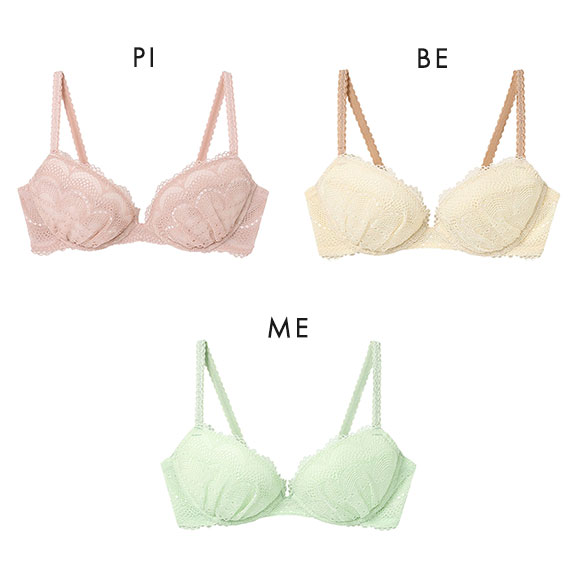 ウンナナクール une nana cool itrains イットレインズ 3/4カップ ブラジャー 大きいサイズ