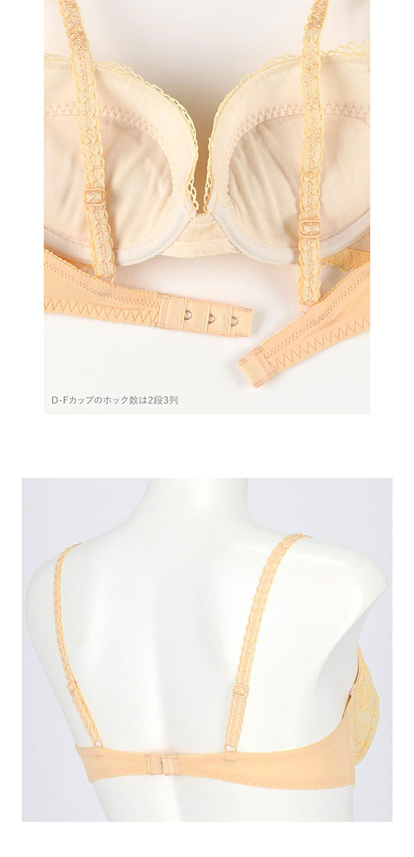 ウンナナクール イットレインズ 3/4カップ ブラジャー une nana cool