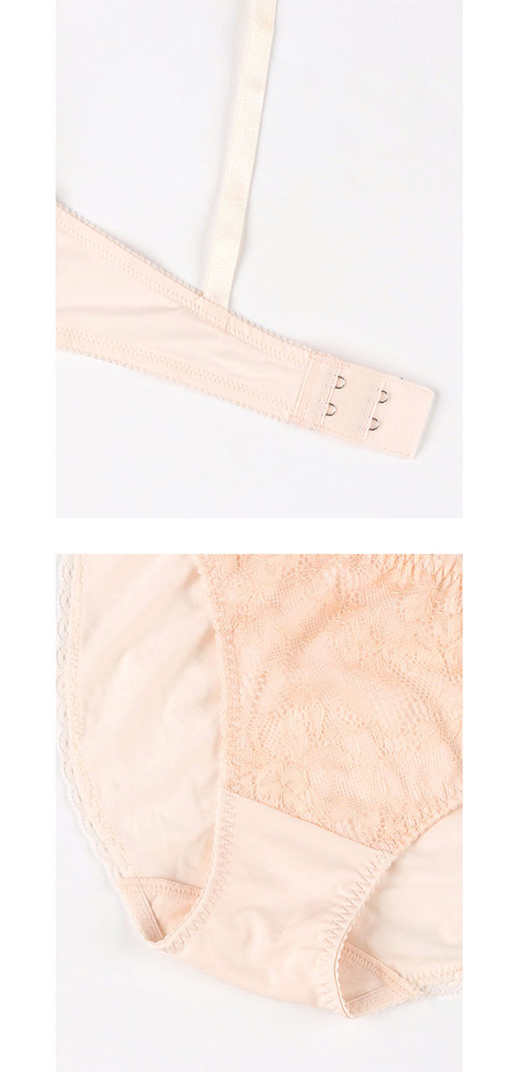 ウンナナクール une nana cool WEB限定 ブラ＆ショーツセット 3/4カップ ブラジャー ショーツ