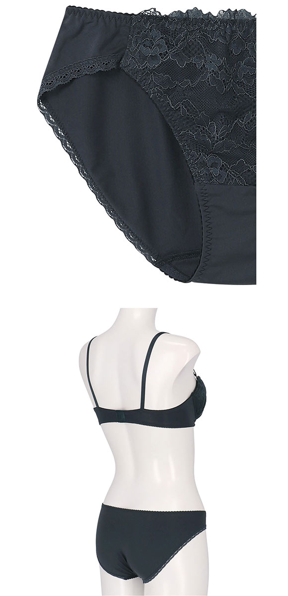 ウンナナクール WEB限定 ブラ＆ショーツセット 3/4カップ ブラジャー ショーツ une nana cool