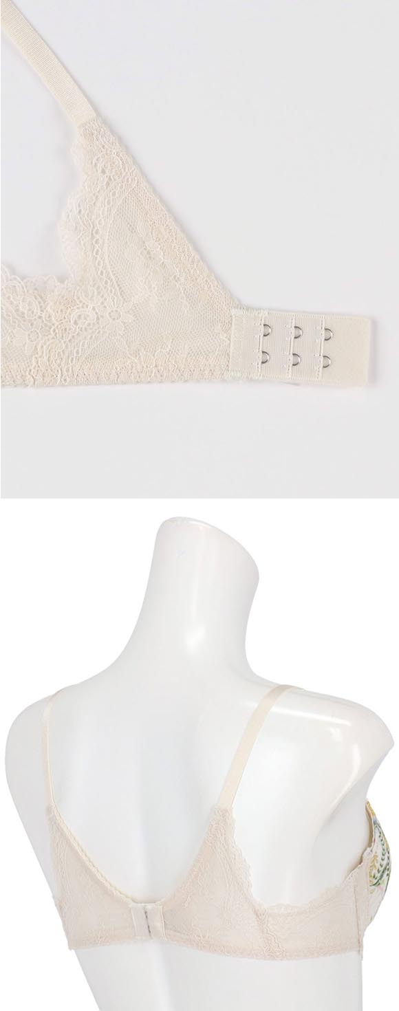 ウンナナクール Steppe Flower 3/4カップ ブラジャー une nana cool