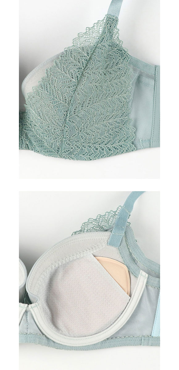 ウンナナクール une nana cool 脇スッキリ さあ、わたし レース 3/4カップブラジャー 単品