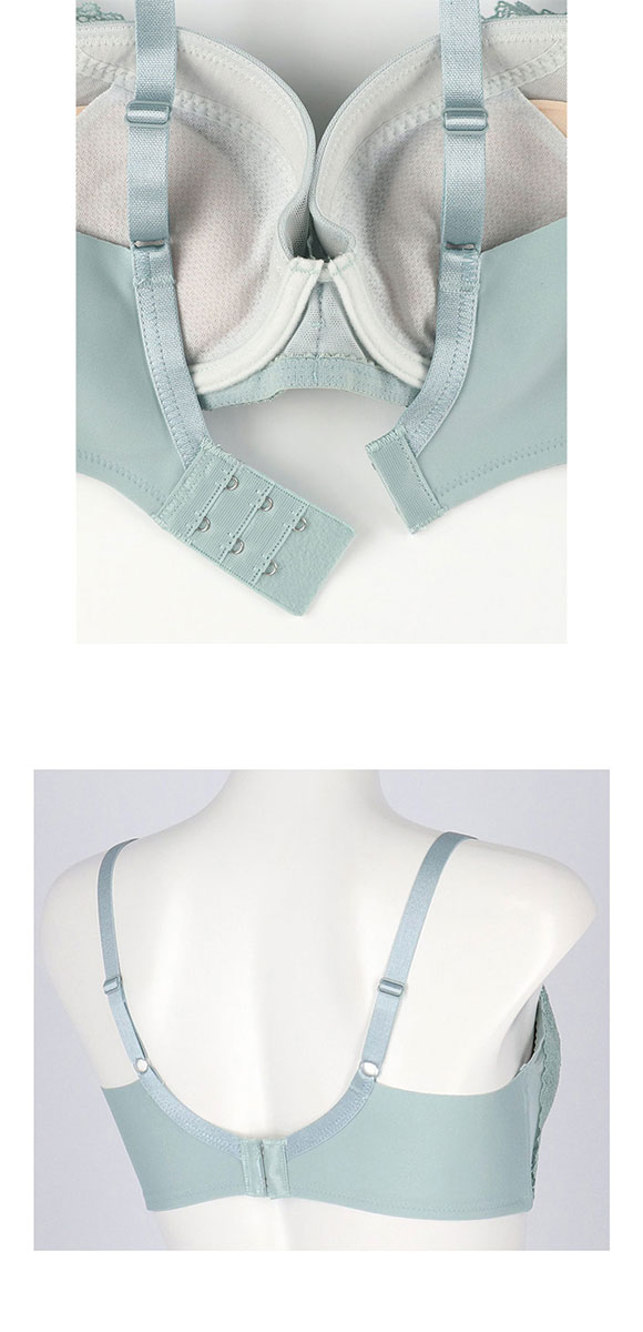 ウンナナクール une nana cool 脇スッキリ さあ、わたし レース 3/4カップブラジャー