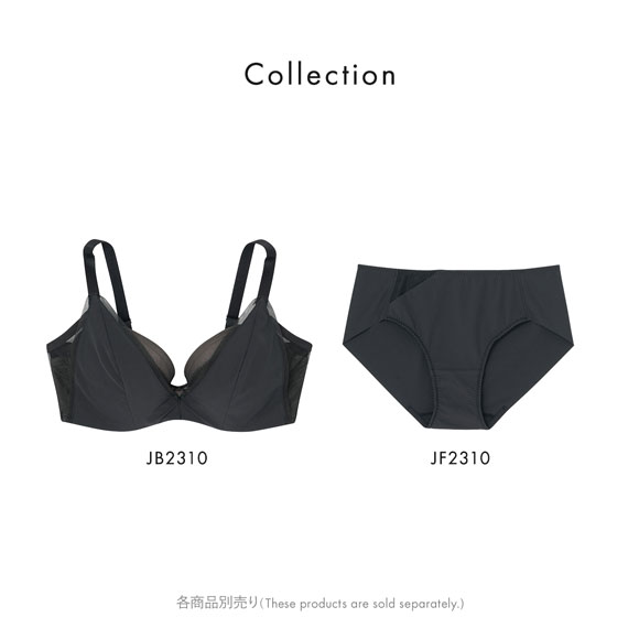 ウンナナクール une nana cool 脇スッキリ さあ、わたし シンプル 3/4カップブラジャー BCD 単品