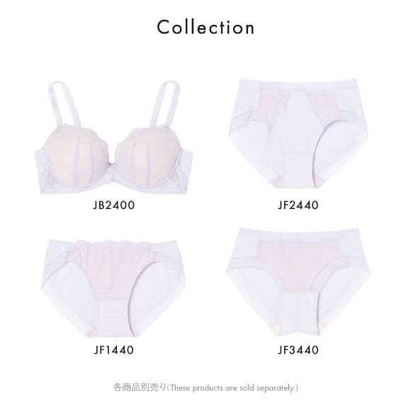 ウンナナクール une nana cool ふゆうする 3/4カップ ブラジャー 単品