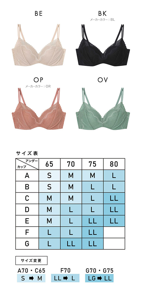 ウンナナクール リニューアル 特別な日以外の364日つけたくなるブラ 364ブラ レース ノンワイヤーブラ ブラジャー 単品 une nana cool