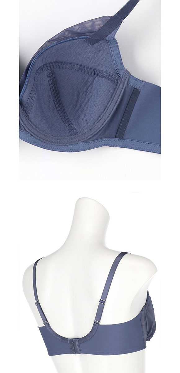 ウンナナクール 小さく見せるブラ ミニマイザーブラ シンプル フルカップ ブラジャー une nana cool 単品