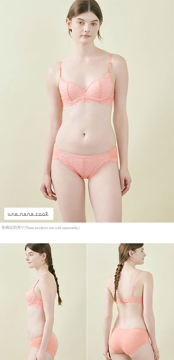 ウンナナクール リニューアル ポルカドットモールド ショーツ une nana cool