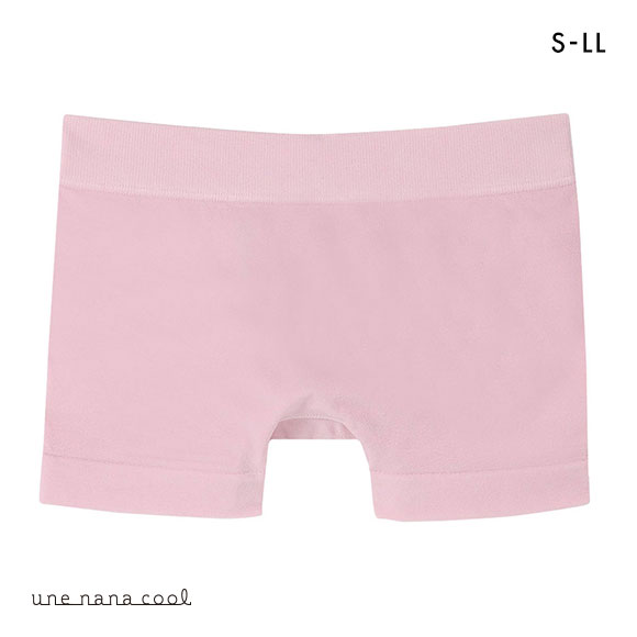 ウンナナクール une nana cool 編立成型ショーツ ボーイレングスショーツ 単品