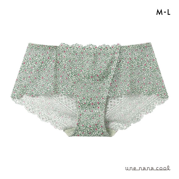 ウンナナクール une nana cool 特別な日以外の364日つけたくなるブラ 364ブラ 総レース MADE WITH LIBERTY FABRIC ショーツ 単品