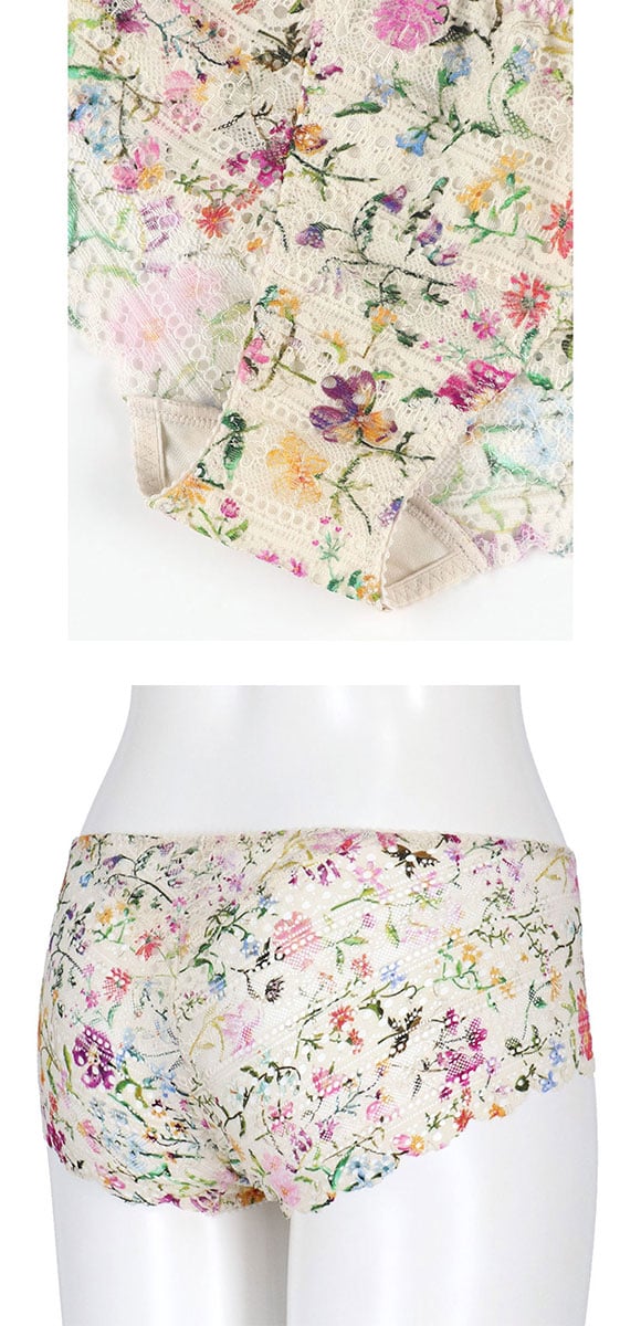 ウンナナクール une nana cool 特別な日以外の364日つけたくなるブラ 364ブラ 総レース MADE WITH LIBERTY FABRIC ショーツ 単品