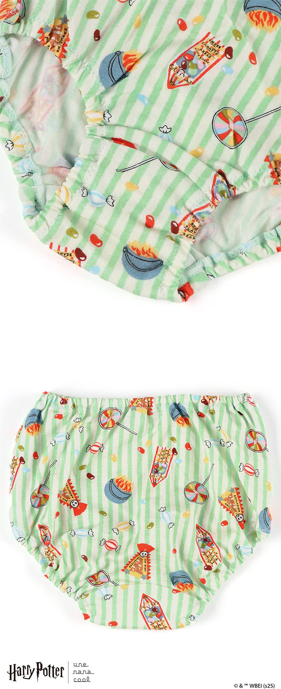 ウンナナクール Harry Potter × une nana cool キッズ ショーツ 女児ショーツ ハリー・ポッター