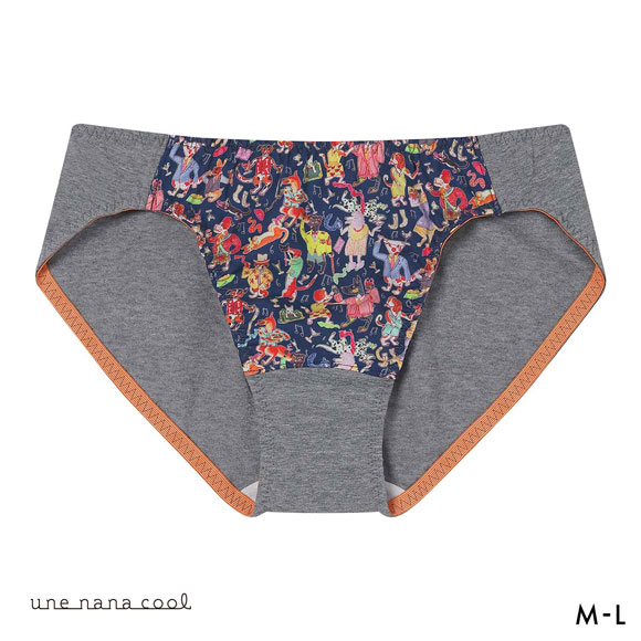 ウンナナクール MADE WITH LIBERTY FABRIC 綿混 ショーツ une nana