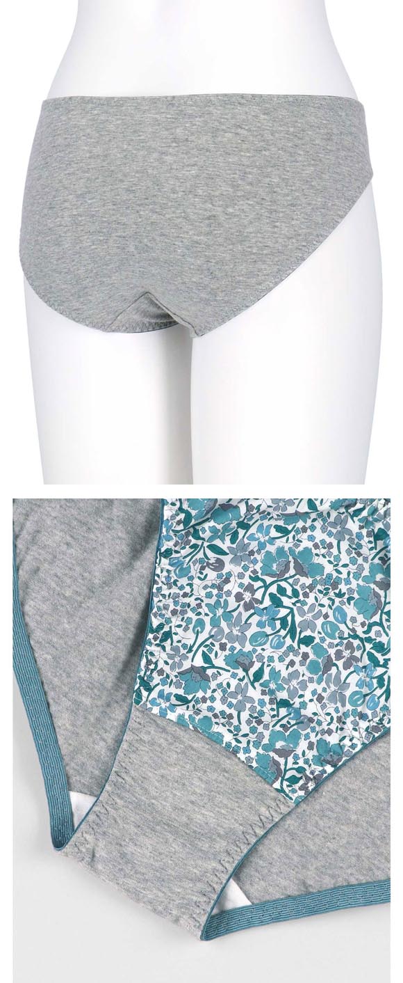 ウンナナクール 綿混 ショーツ MADE WITH LIBERTY FABRIC une nana cool