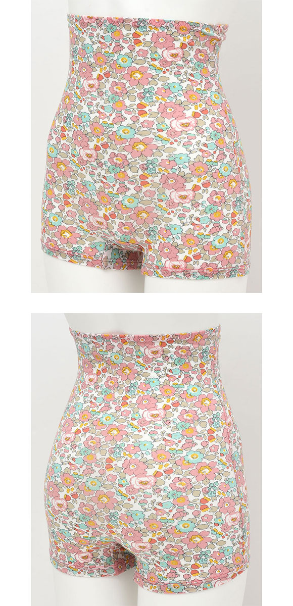 ウンナナクール une nana cool MADE WITH LIBERTY. FABRIC ハラマキ付きショーツ