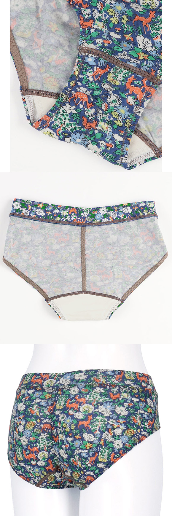 ウンナナクール une nana cool MADE WITH LIBERTY. FABRIC サニタリーショーツ 単品