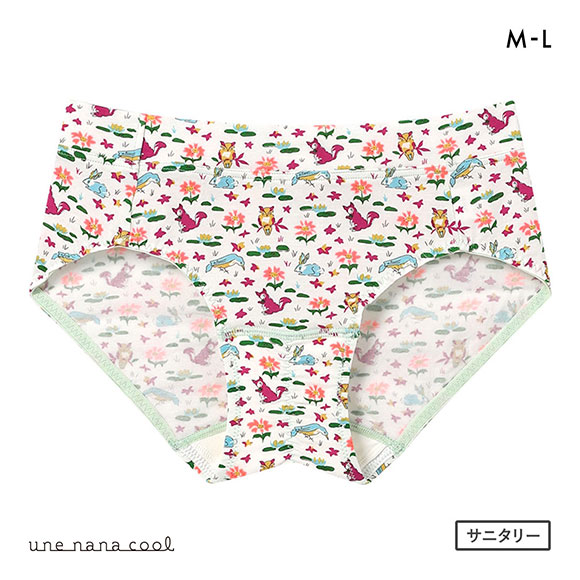 ウンナナクール MADE WITH LIBERTY. FABRIC サニタリーショーツ une nana cool