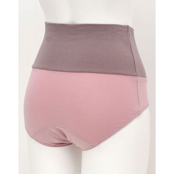 ウンナナクール une nana cool カラーブロッキング サニタリーショーツ ハイウエストタイプ 単品
