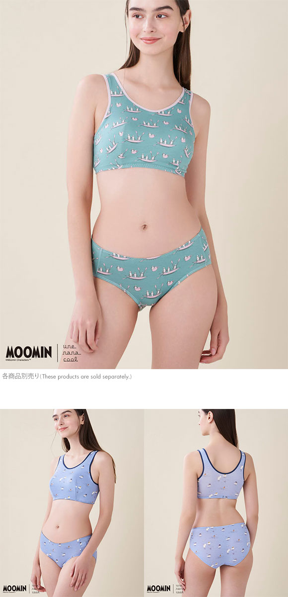 ウンナナクール MOOMIN × une nana cool ショーツ スタンダード ムーミン