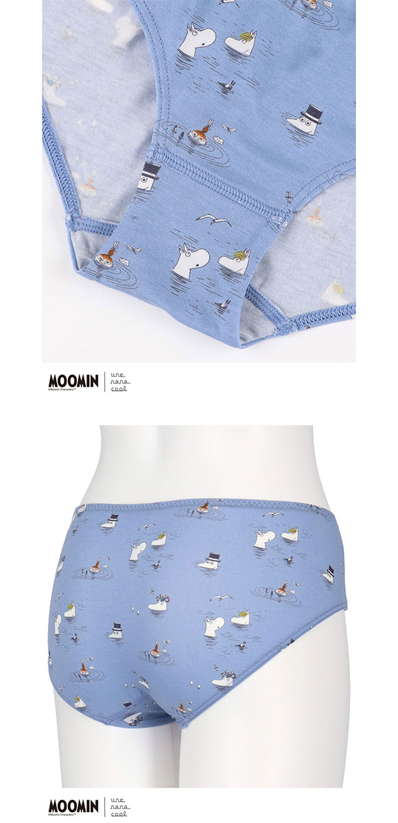ウンナナクール MOOMIN × une nana cool ショーツ スタンダード ムーミン