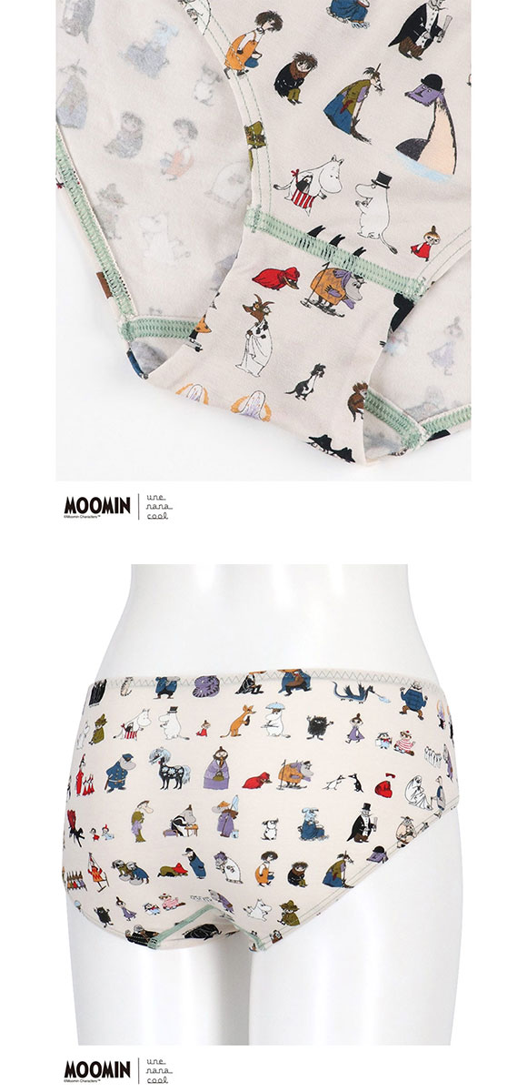 ウンナナクール MOOMIN × une nana cool ショーツ スタンダード ムーミン