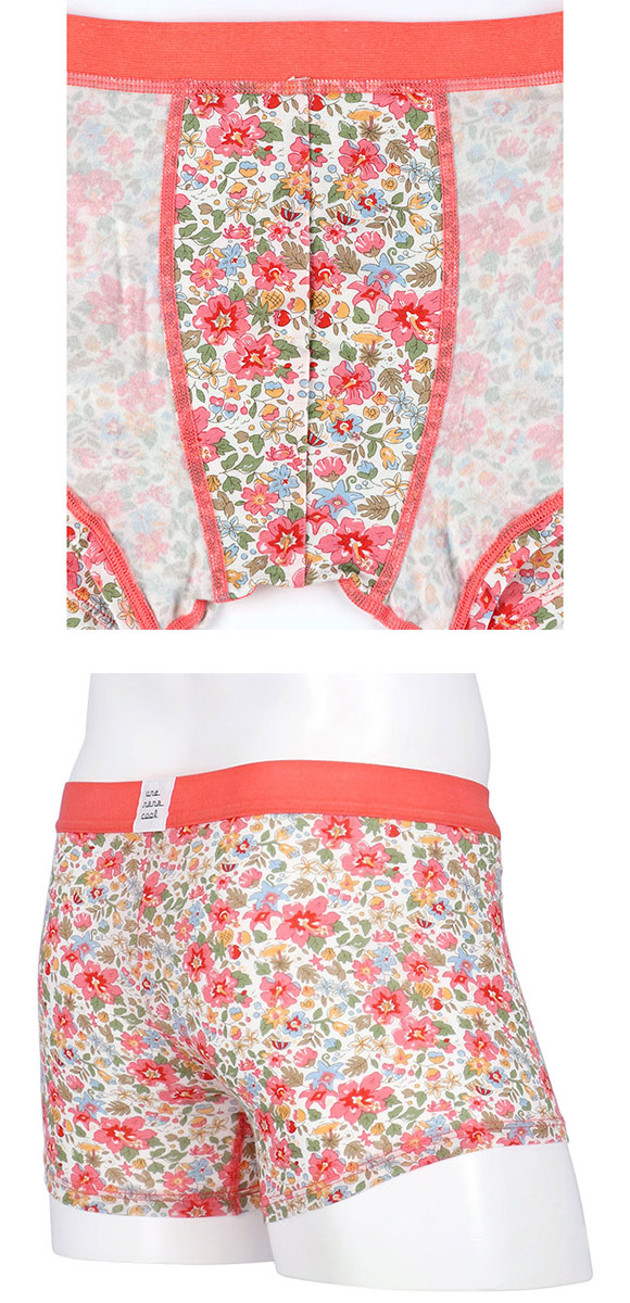 ウンナナクール MADE WITH LIBERTY. FABRIC メンズパンツ トランクス 前閉じ une nana cool
