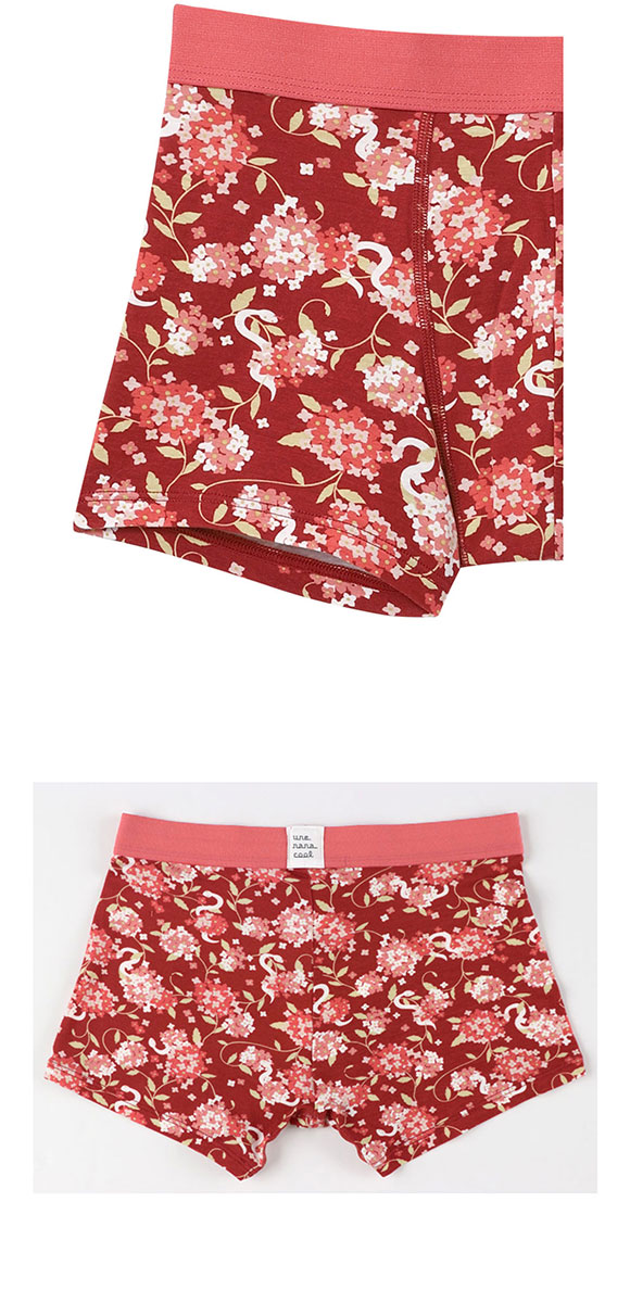 ウンナナクール 2025年お年賀「幸運の巳」 メンズパンツ ボクサーパンツ 前閉じ une nana cool