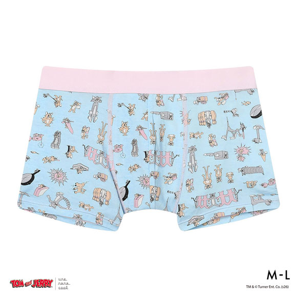 ウンナナクール トムとジェリー × une nana cool メンズボクサーパンツ 前閉じ